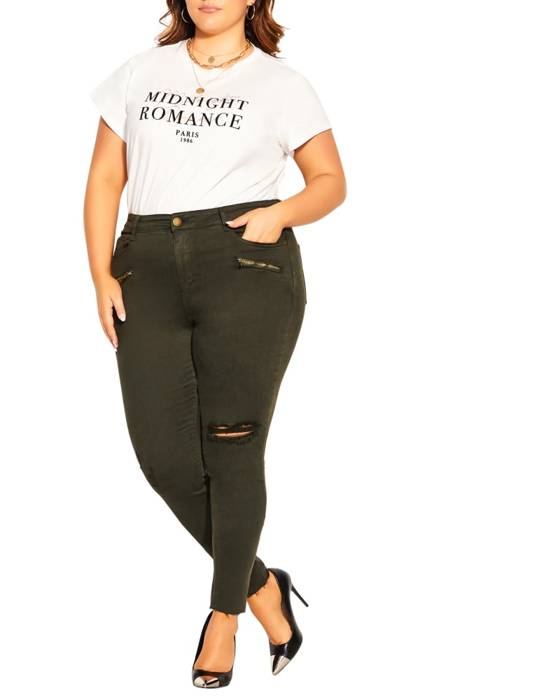 Plus size model wearing Asha Details Jeans by City Chic | Dia&Co | dia_product_style_image_id:185376